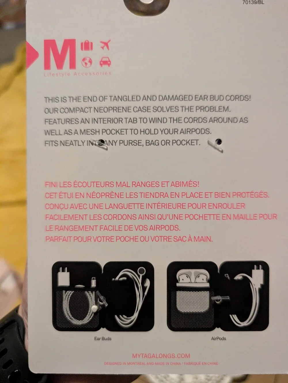 Black Floral Earbud & AirPod Case